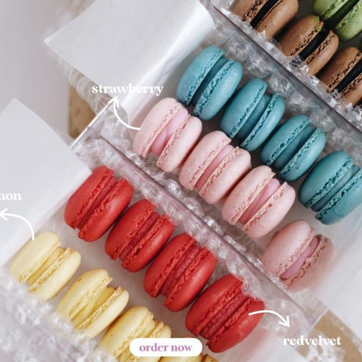 

シ BABY MACARON MINI SPECIAL TOPLES ISI 24 TEPUNG ALMOND ね