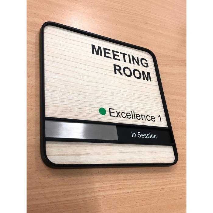 

SIGNAGE MEETING ROOM UK. 20CM X20CM