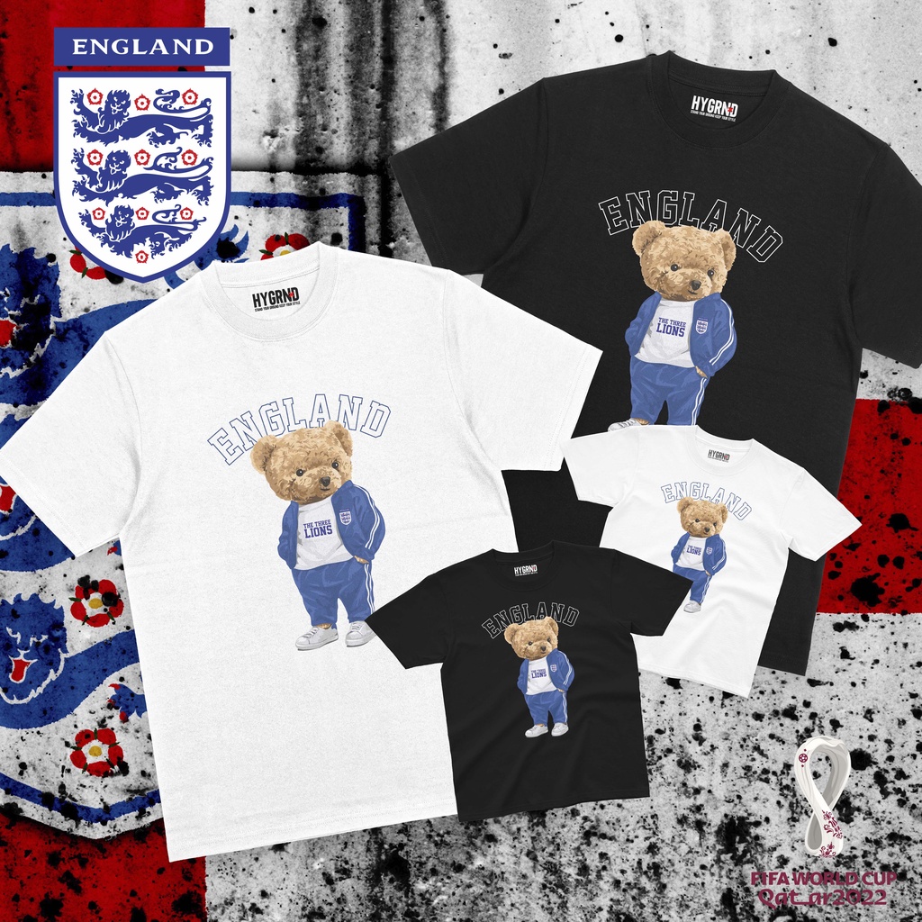 Kaos Piala Dunia "Bear England" - FIFA World Cup Qatar 2022/Timnas Inggris