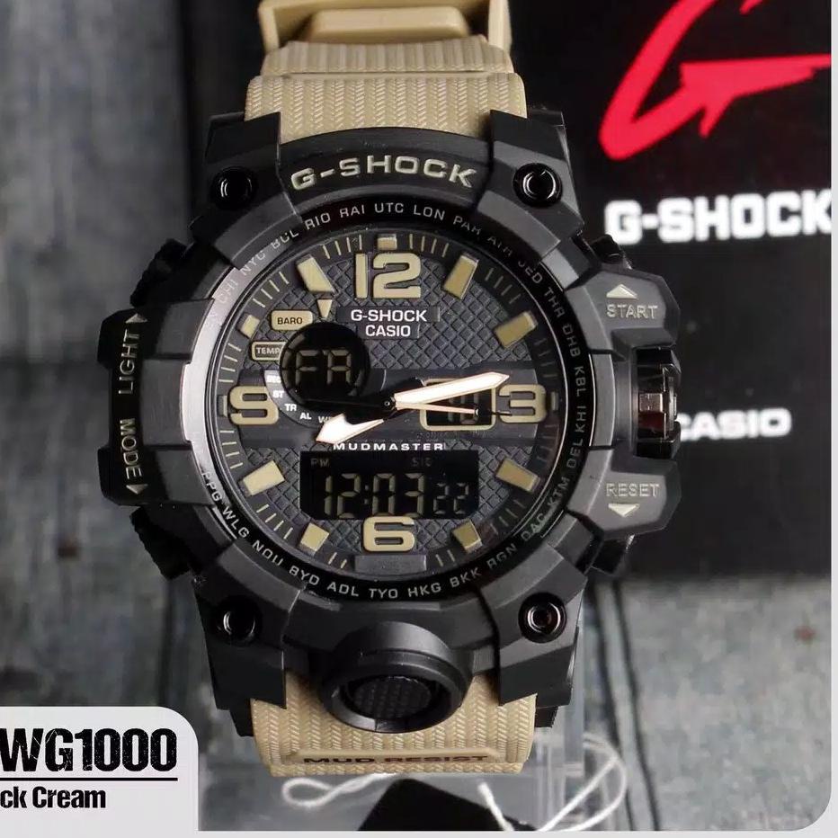 COD✔️JAM TANGAN G-SHOCK CASIO GWG 1000 SPORTY TALI WARNA HITAM LIST BIRU HITAM LIST GOLD READY STOCK