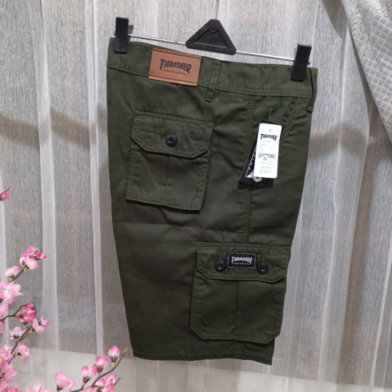 Celana Pendek Cargo Pria Big Size 27-46 Adem