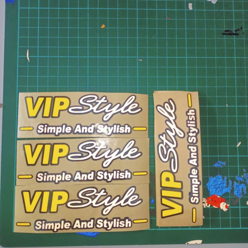 Stiker/Stiker Cutting VIP Style