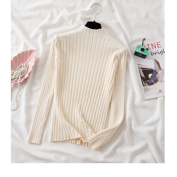 Turtleneck//Salur//Sweater//Wanita//Elastis//Turtleneck//Inner