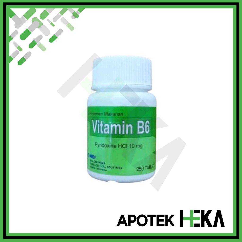 Vitamin B6 10 mg Esa Farma Botol isi 250 Tablet (SEMARANG)
