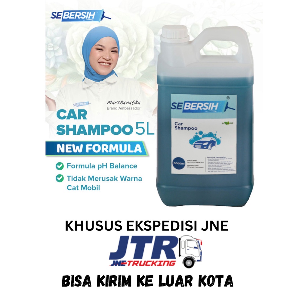 SEBERSIH Car Shampo Mobil Motor 5 Liter KHUSUS VIA JNE