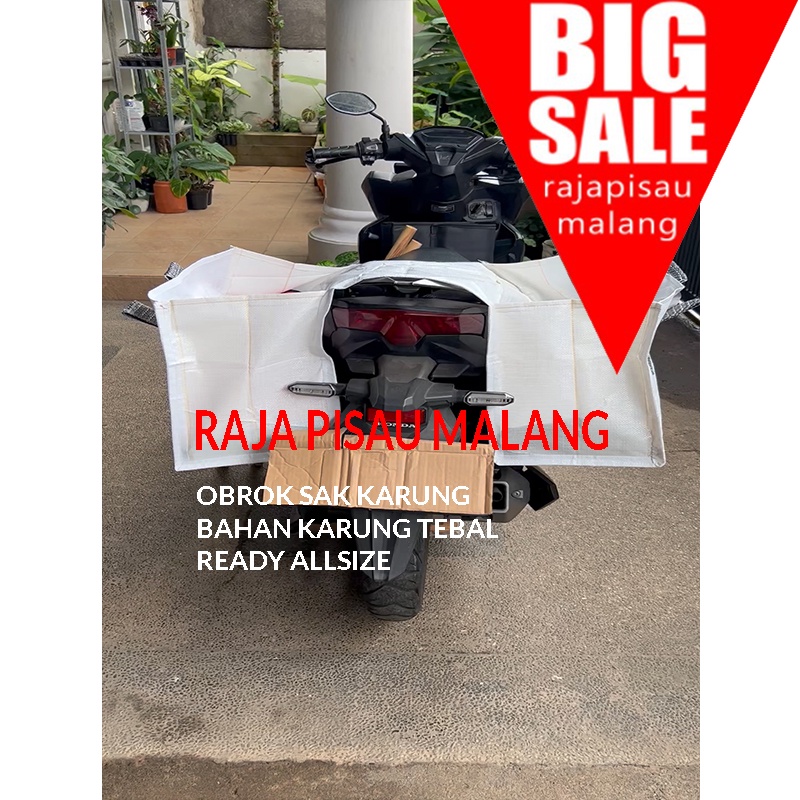 tas obrok motor bahan karung kuat awet serbaguna