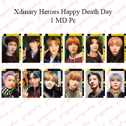 [READY / SET] XDINARY HEROES HAPPY DEATH DAY MD XDIN PHOTOCARD FAN MADE UNOFFICIAL YANGPASHOP GUNIL 