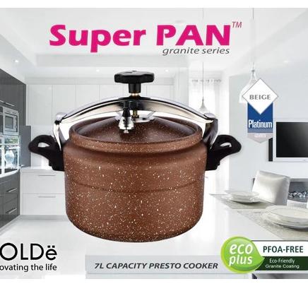 Rekomendasi PANCI PRESTO BOLDE 7 LITER GRANITE / BOLDe SUPER PAN PRESTO Granite - Panci Presto Grani