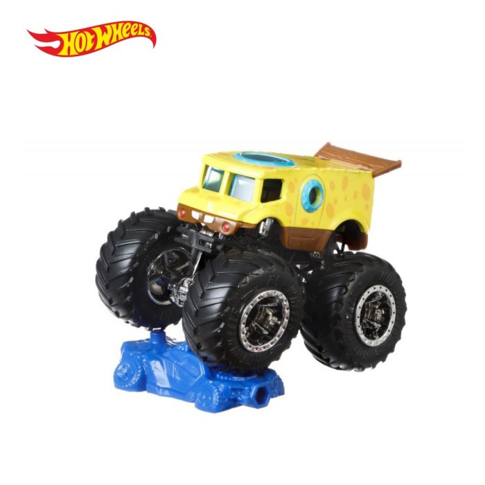 Hot Wheels Monster Trucks 1:64 (Spongebob) - Mainan Mobil Balap #Original