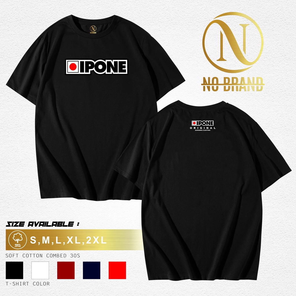 Kaos Baju Distro IPONE OLI 2 TAK 2 STROKE LOGO SIMPLE Terlaris