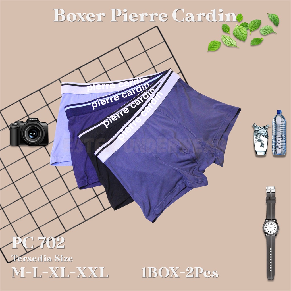 Pierre Cardin Celana Boxer Pria PC 702 1 Box isi 2Pcs