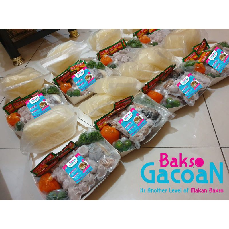 

BAKSO GACOAN - SMALL FROZEN SAPI JINAK (3 Porsi)