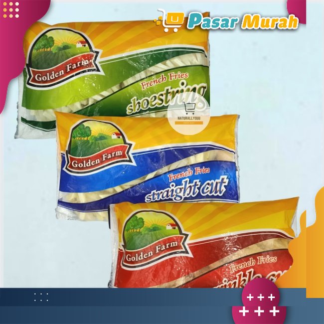 

Golden Farm Kentang Goreng 1KG French Fries | PASAR MURAH MEDAN