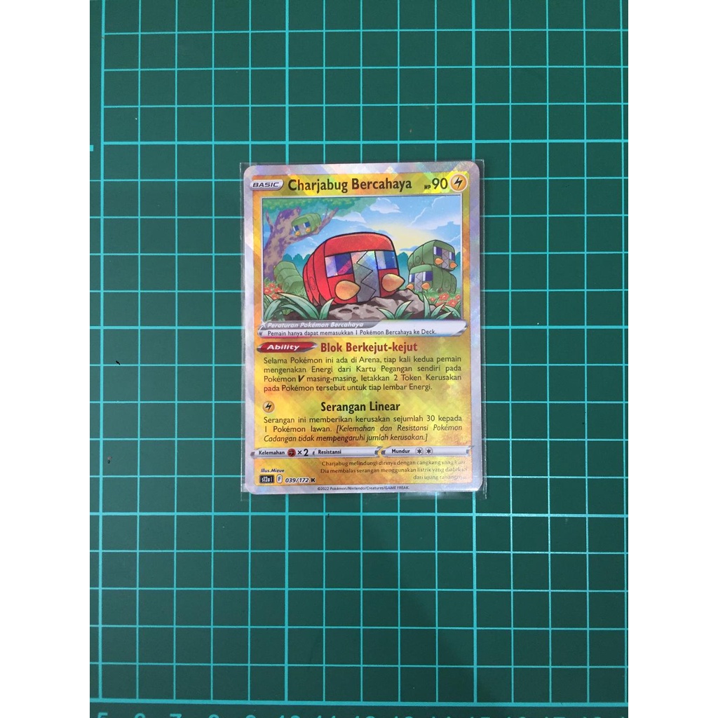 Charjabug Bercahaya Kartu Pokemon TCG Indonesia