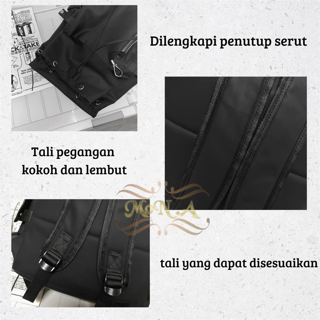 [OOS] Tas Ransel Pria/Wanita Backpack Waterproof Trendy Import Premium - M0183