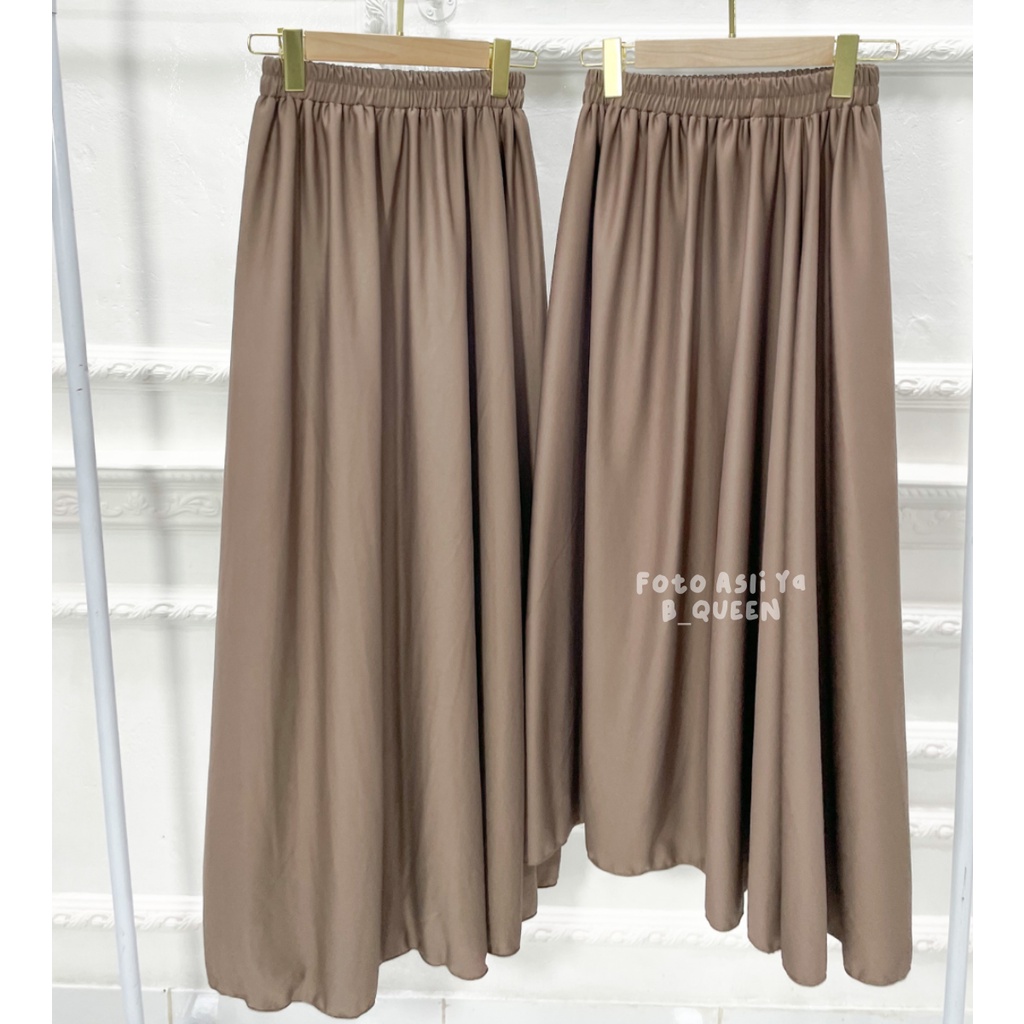 ROK POLOS MAYUNG PANJANG 100CM PREMIUM / BASIC SKIRT / MAY SKIRT ROK MUSLIMAH PANJANG MURAH KERJA NGANTOR KULIAH CASUAL OOTD