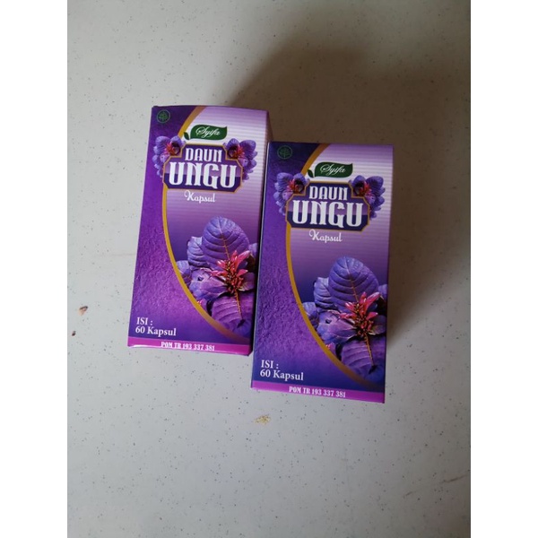 daun ungu kapsul