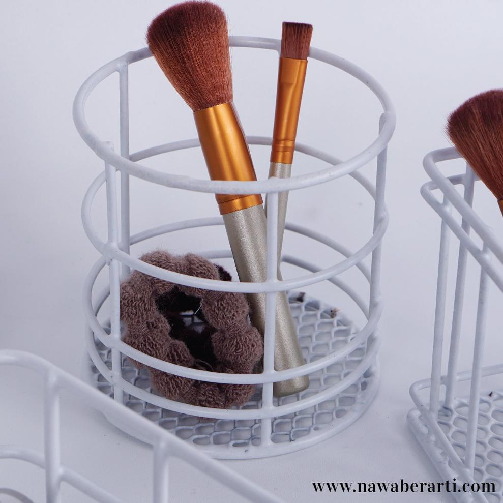 

へ Namu White - Tempat Pensil Meja Stationary Kantor Brush Make Up ャ
