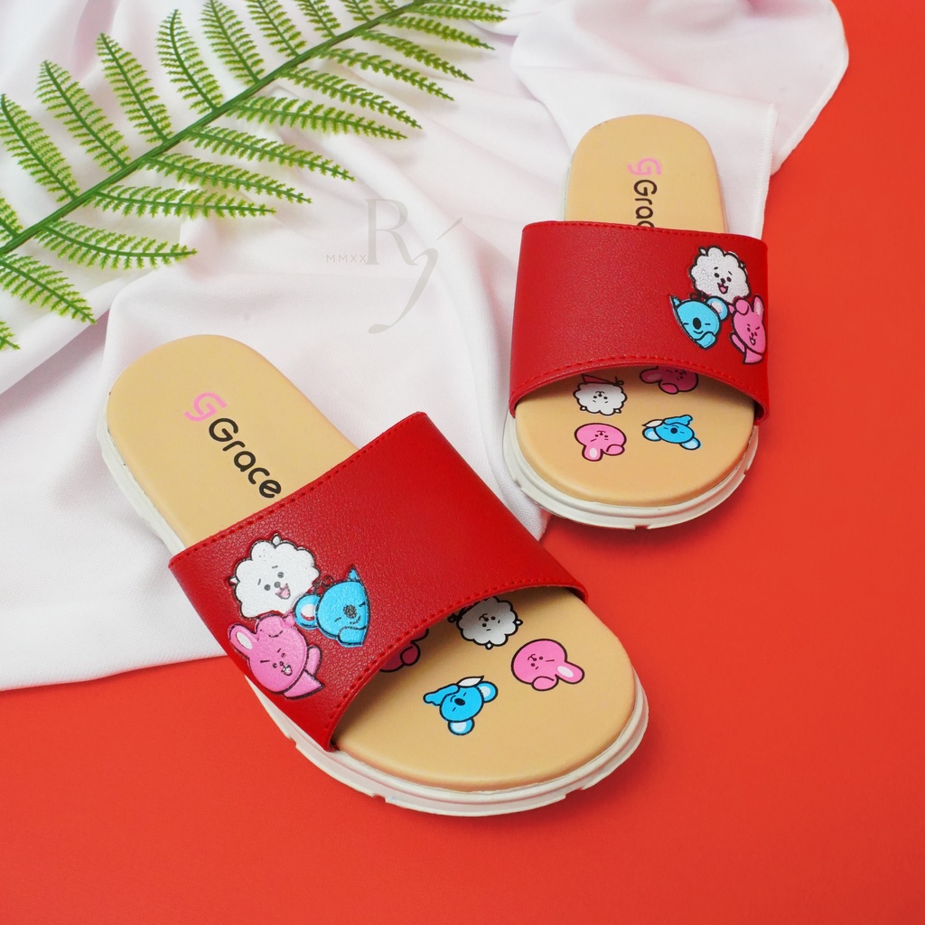 GRACE [MUSE SLOP] Sandal Anak Perempuan BT/ Sendal Selop Anak Perempuan