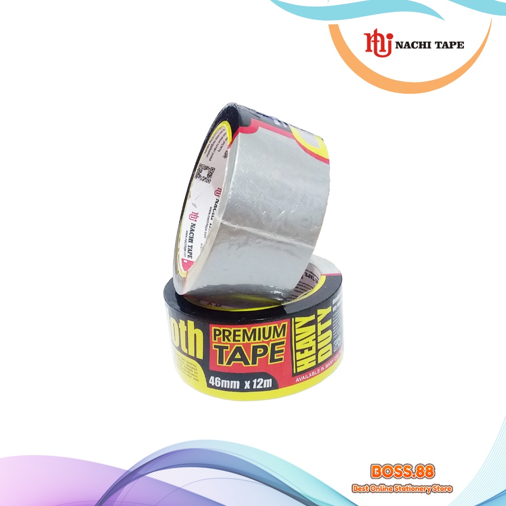 

CLOTH TAPE / LACKBAN JILID 2" TEBAL NACHI SILVER