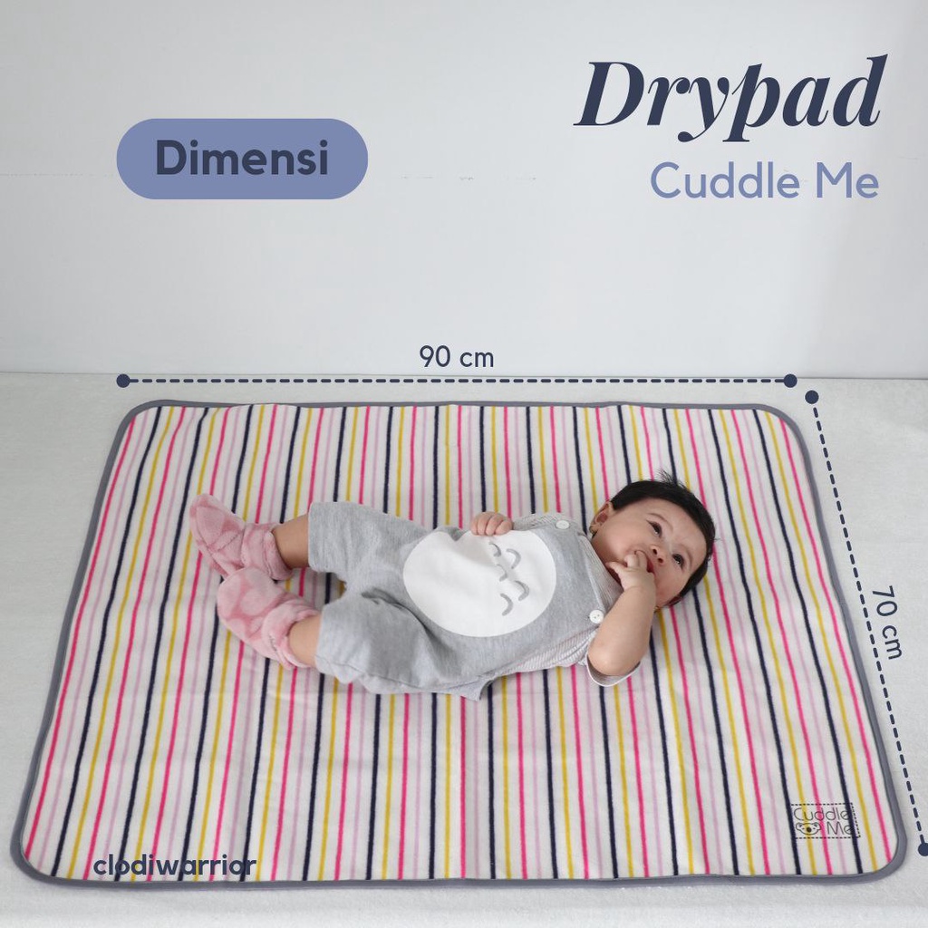 CUDDLE ME Drypad Perlak bayi waterproof bolak balik Mattress protector alas ompol tidur bayi