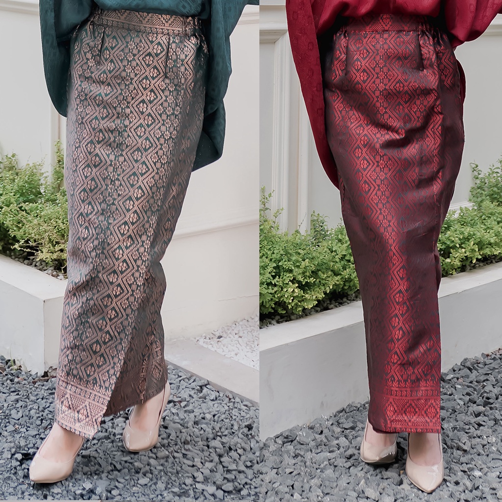 SONGKET PALEMBANG Rok Tenun Wanita