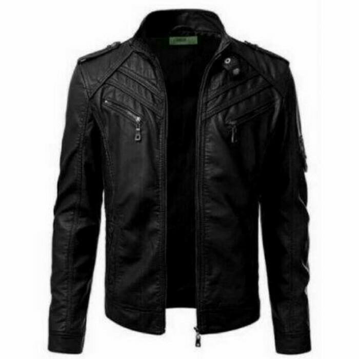Jaket Brikers Semi Kulit Pria Motor Stefan Wiliam Boy Anak Jalanan