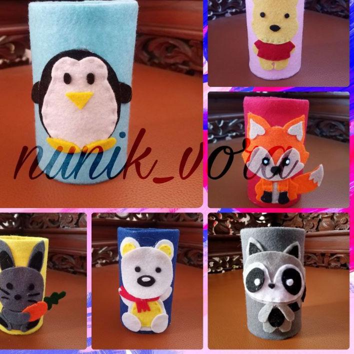 

⇳ Tempat pensil dari botol/kaleng bekas karakter animasi ☢