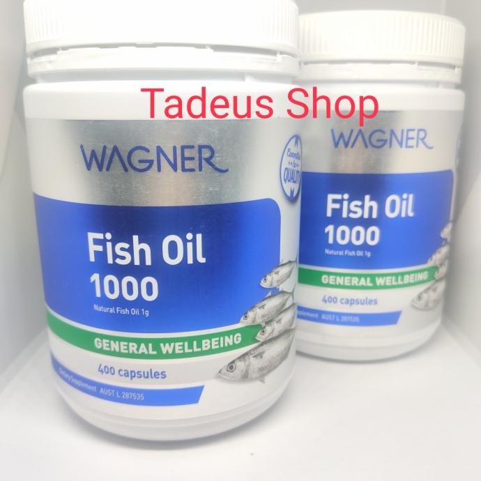 Jual WAGNER FISH OIL OMEGA 3 1000MG 400 TAB MINYAK IKAN EPA DHA ANAK