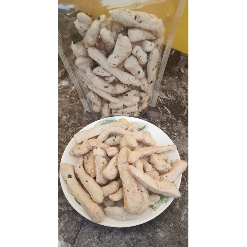 

Snack makanan ringan cemilan basreng/baso goreng original daun jeruk berat 150 gr
