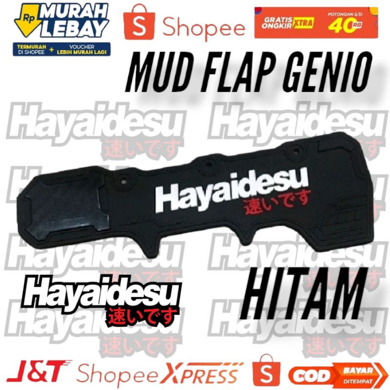 mudflap genio pelindung lumpur honda genio warna lengkap