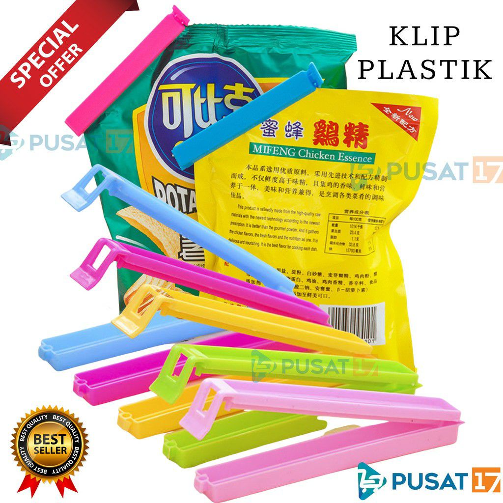 COD SM88 Klip kantong makanan Clip food bag Klip Penutup  Penjepit Kantong Makanan Klip Snack