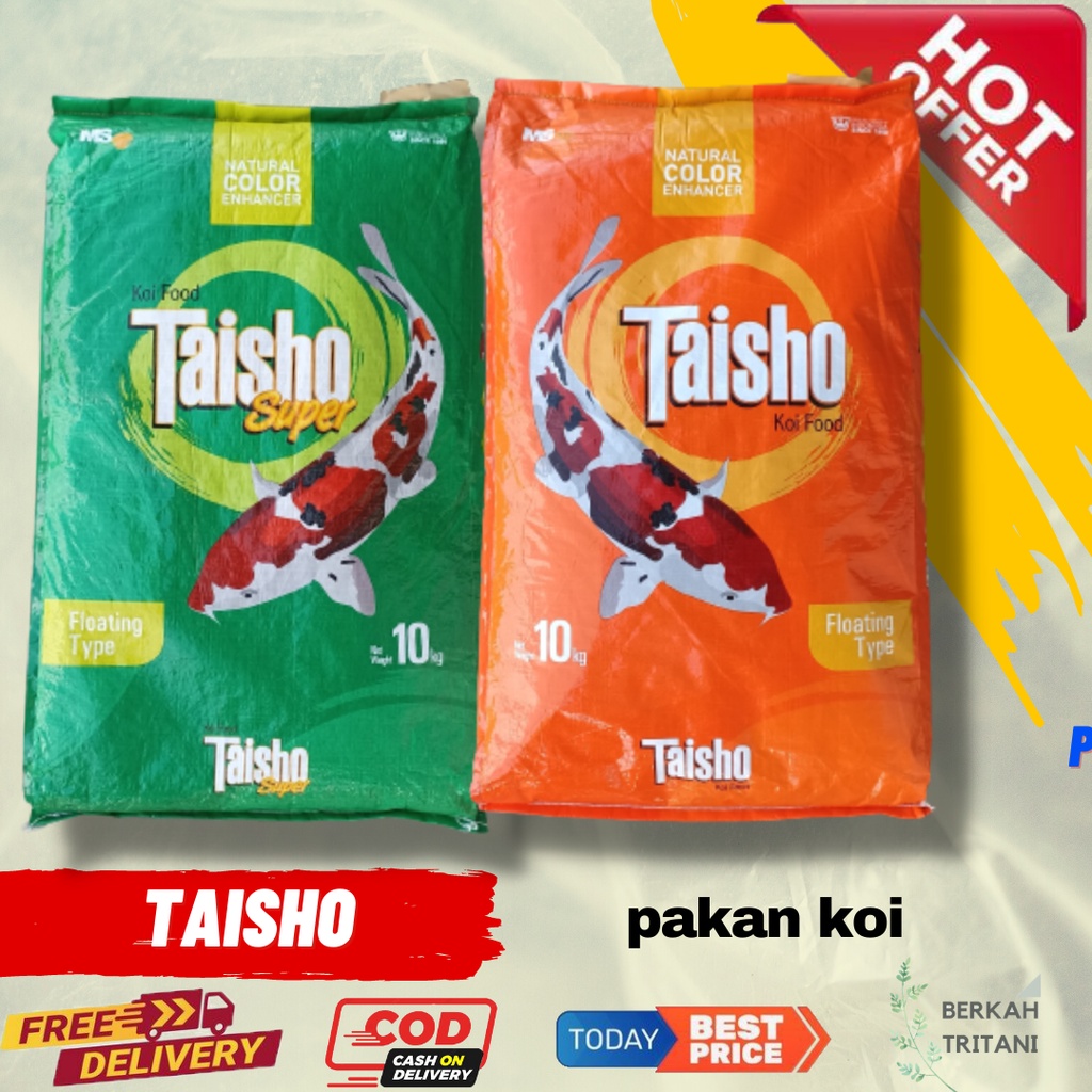 Pakan Ikan Koi TAISHO SUPER 10KG Pakan Koi Pertumbuhan