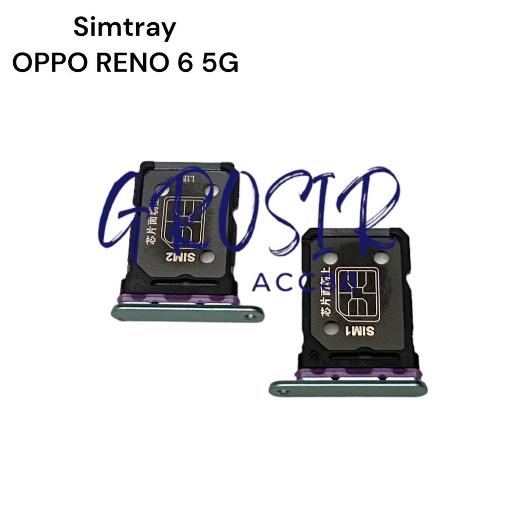 Simtray Simlock Slot Sim Dudukan Tempat Kartu Simcard Reno 6 5G Original