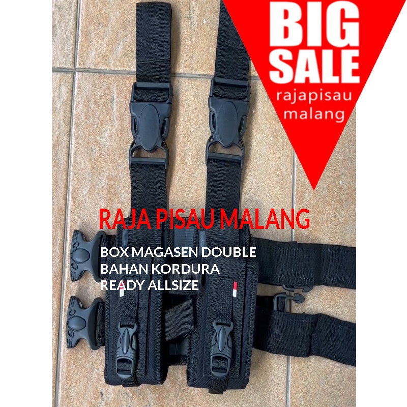 Box magasen pinggang - Tempat MAGAZEN pinggang warna hitam boks magasen