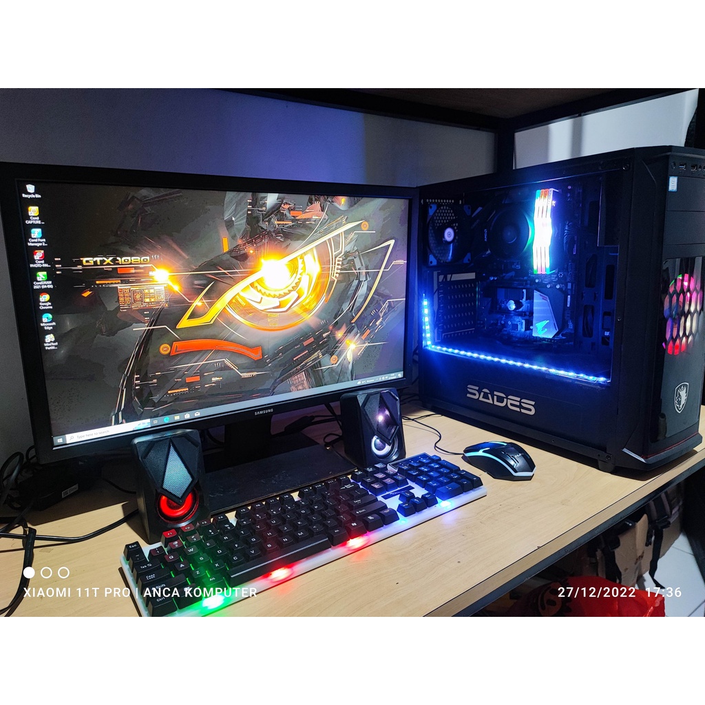 PC Rakitan Gaming &amp; Desain Grafis AMD Ryzen 3 3200G fulset