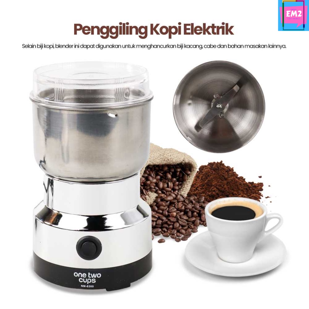 Coffee Grinder Electric Mesin Penggiling Kopi Portable Low Watt
