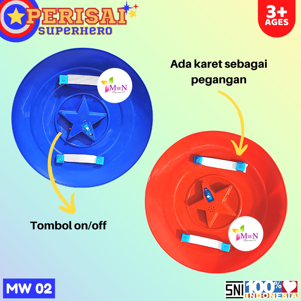 MWN Mainan Tameng Perisai Superhero MW02