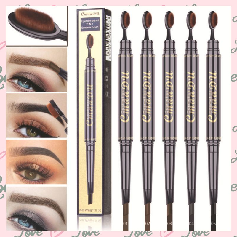 2 in 1 Eyebrow And Brush Perapi Alis Mata Original