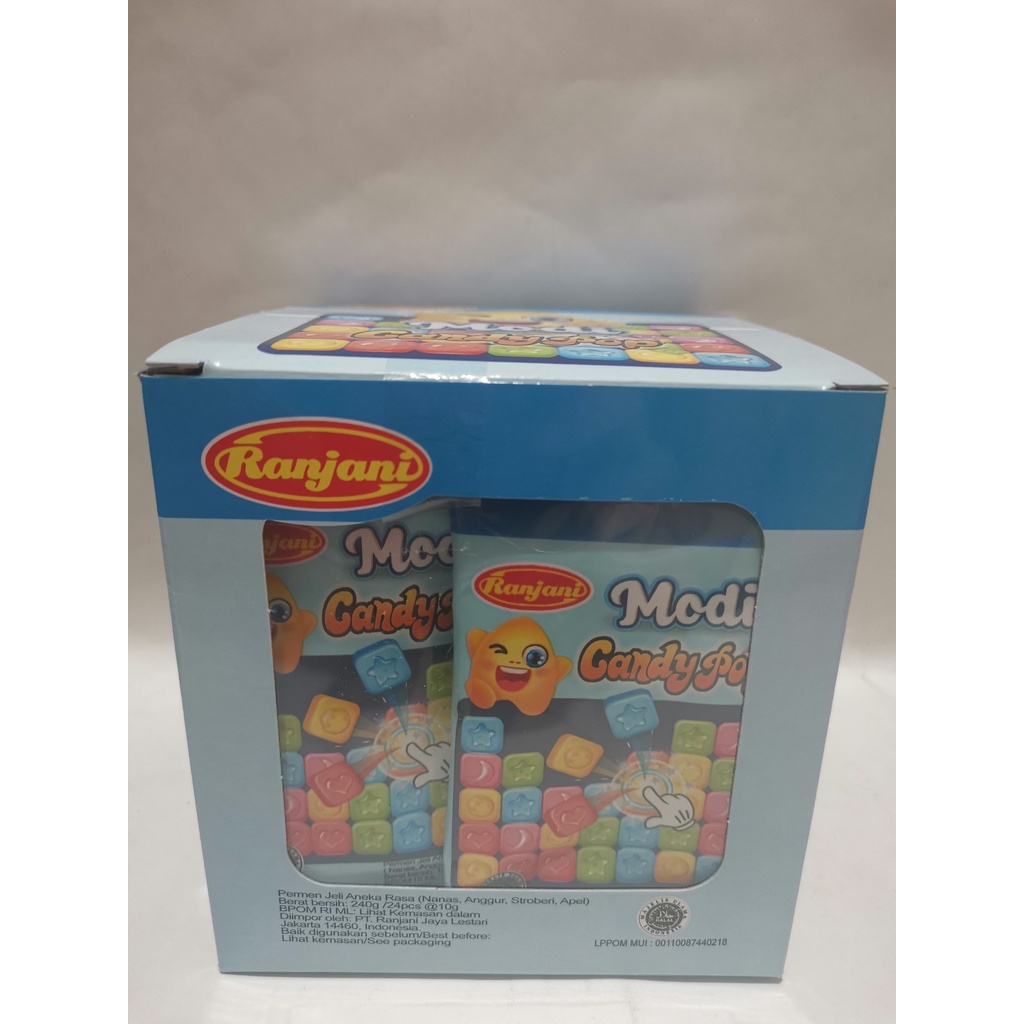 

Permen Ranjani Mody Candy Pop box