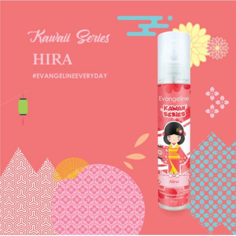 Evangeline eau de cologne kawaii series Hira 100ml