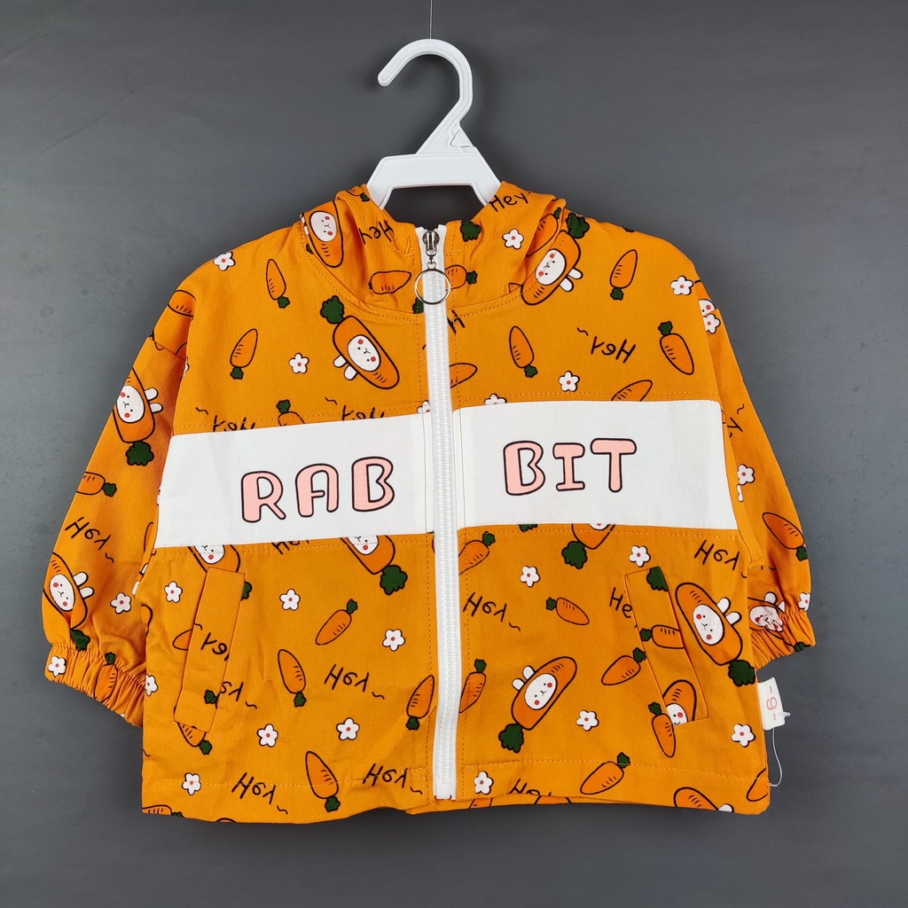 RB2 NEW Jaket bayi dan anak motif kelinci wortel