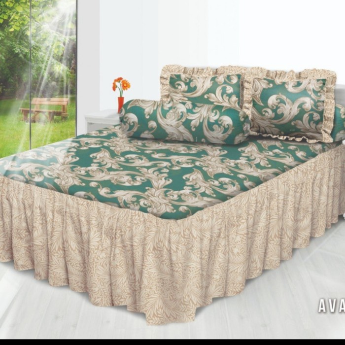 Sprei Rumbai Topi King My Love Avanti 180x200 cm - T RUMBAI 50 CM {Property Off Liliy Grosir Sprei