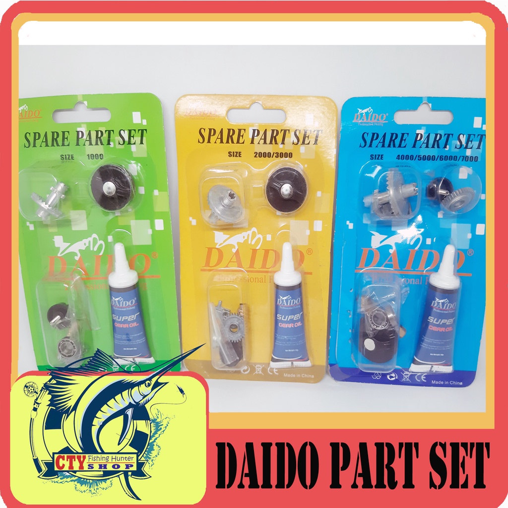 DAIDO PART SET/ SPAREPART REEL 1000 2000 3000 4000 5000 6000 7000 MURAH