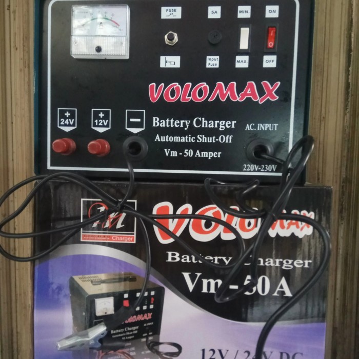 charger accu/aki 20ah-400ah volomax 50A(12v/24v) VM50
