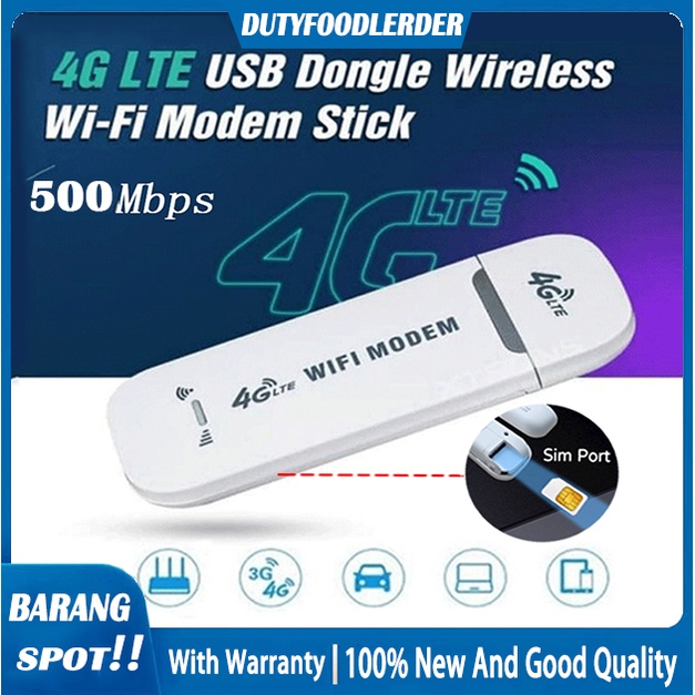 FLASH SALE! USB Modem Wifi 4G All Operator 500Mbps Modem 4G  LTE Usb Mifi Sim Card WiFi MODEM DONGLE USB HOTSPOT MIFI /WIFI 4G UNLOCK ALL OPERATOR Support 8 Devices 10m