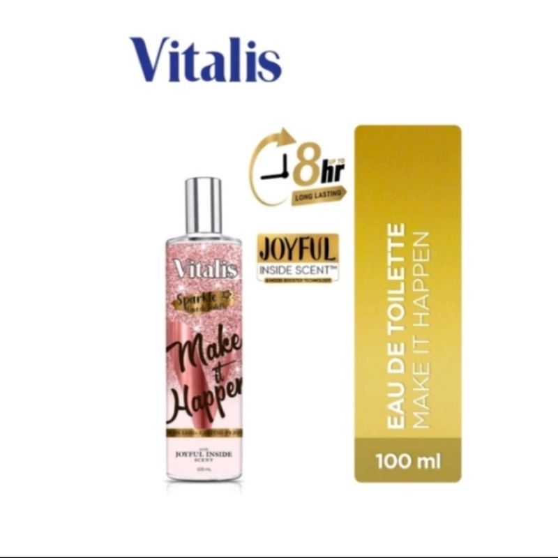 VITALIS EAU DE TOILETTE SPARKLE MAKE IT HAPPEN 100ML