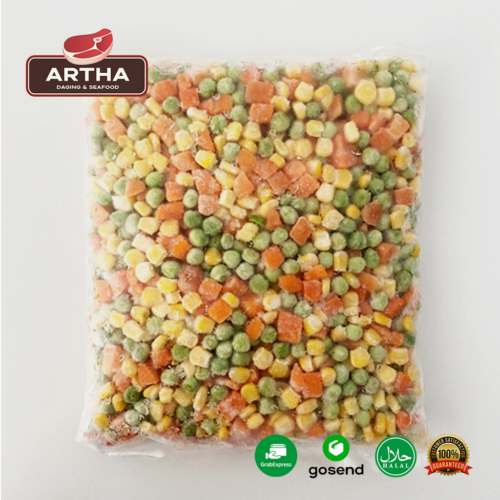 

MIX VEGETABLE 3 WAYS PREMIUM // FROZEN VEGETABLE // 500GR/1KG