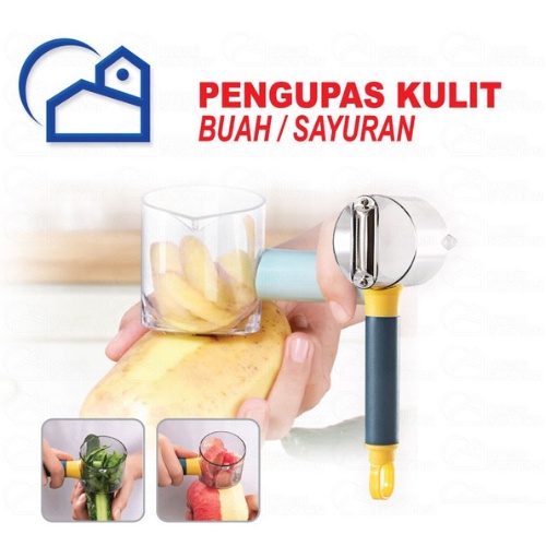 Pengupas Multifungsi dengan Wadah untuk Buah, Wortel Kentang / Peeler 20049