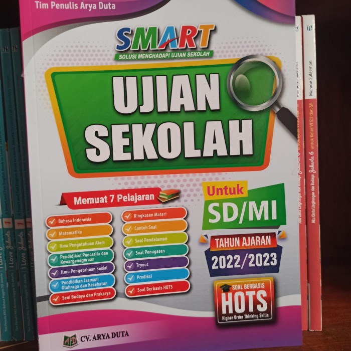 

BUKU SMART UJIAN SEKOLAH UNTUK SD MI TAHUN 2022 2023 CV ARYA DUTA